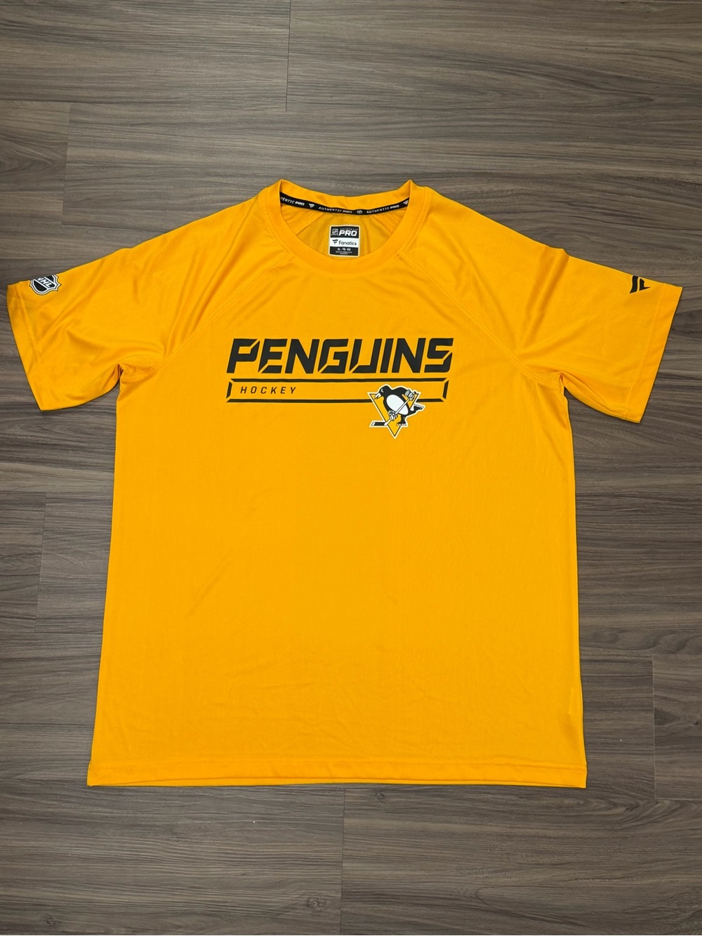 Fanatics Gold Pittsburgh Penguins Short Sleeve Tee